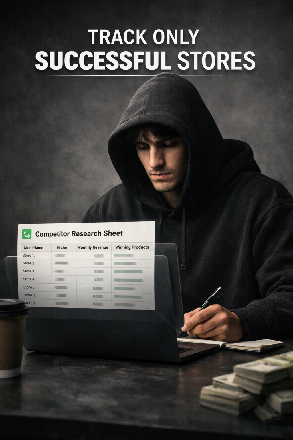 Competitor Research Sheet - Track Only Successfull Stores